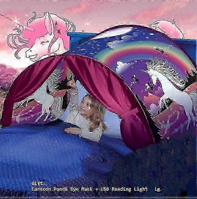 梦想帐篷床帐篷儿童帐篷游戏屋室内弹出式帐篷儿童游乐帐篷儿童圣诞礼物80*220cm