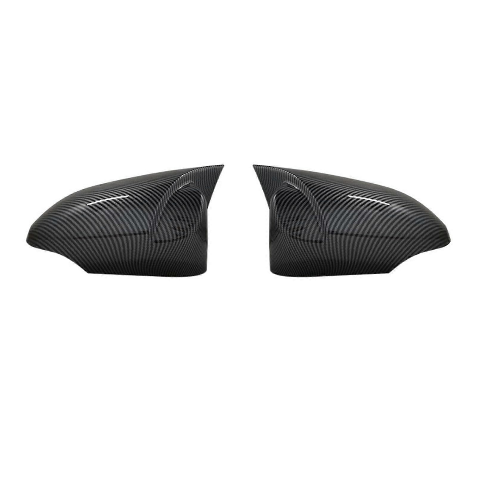 Rear Side View Mirror Cover Carbon Fiber Pattern, Size 1, Exterior Accessories for Toyota C-HR 2017