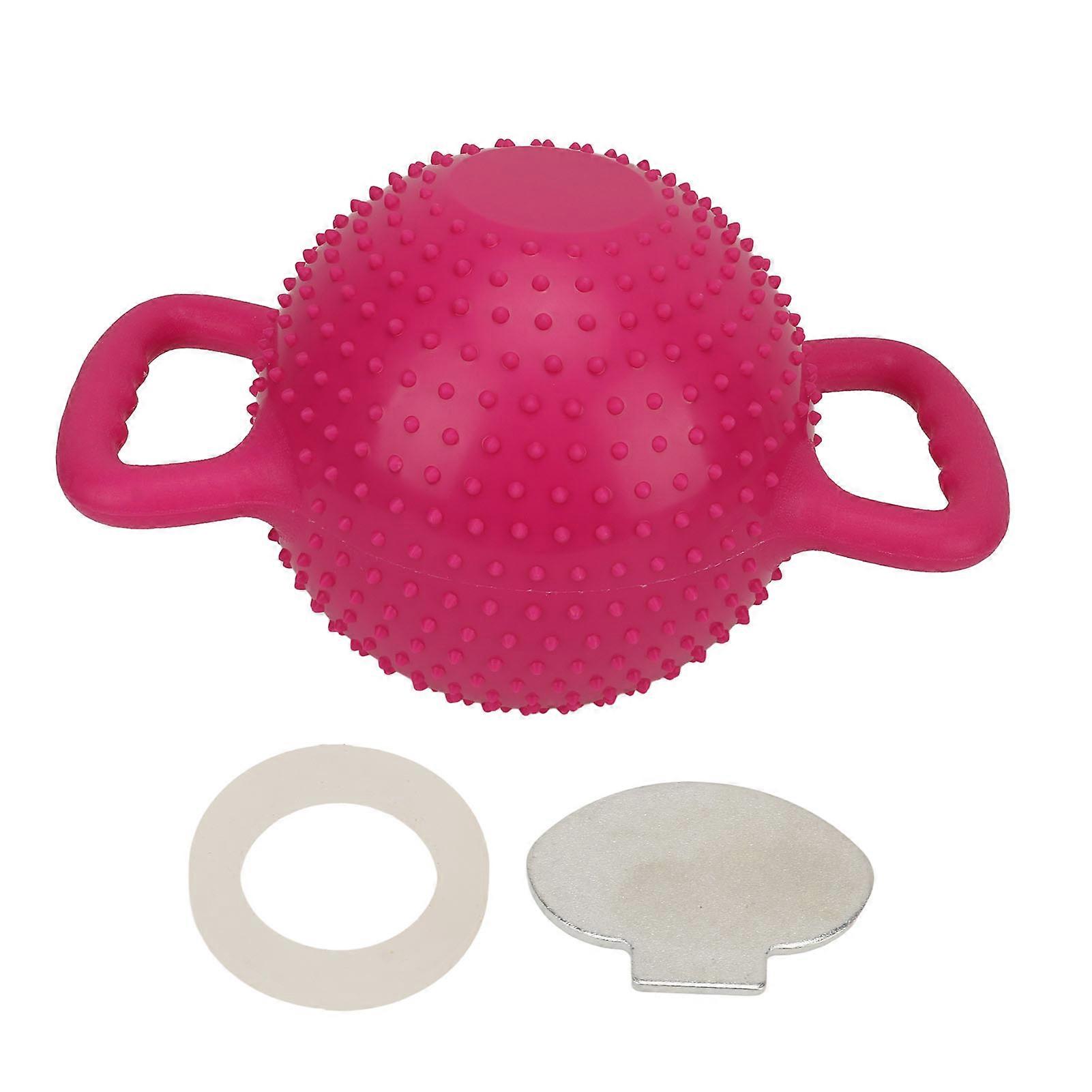 Massage Adjustable Weight Dumbbell Kettlebell with Dual Handle for Hip Lifting Exercise Red