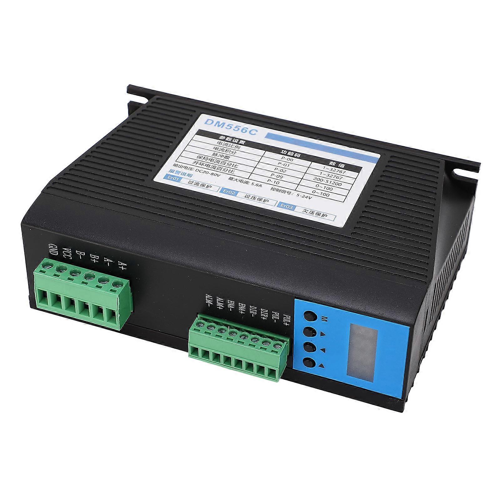 Stepper Driver Digital Display Micro Control 4 Digit LED Tube Stepper Motor Controller DC 18‑80V