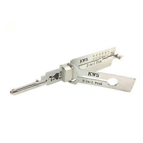 KW5 Lishi 6 PIN 2 in 1 Decoder Plug Reader Auto Hand Tools Kits for Kwikset