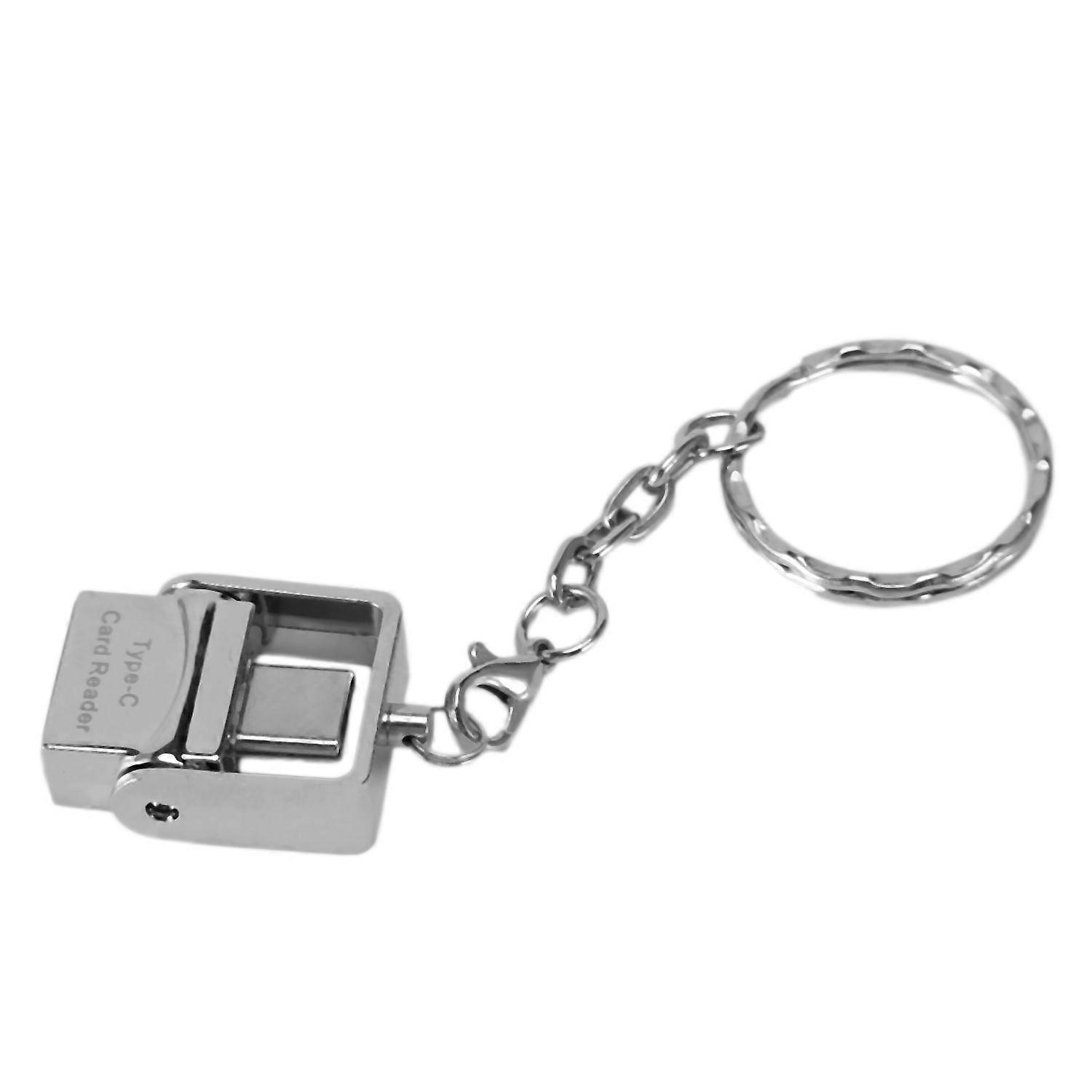 2In1 Usb 3.1 Type C Usb-C Tf Otg Card Reader For Galaxy S9 Type-C Phone Otg Card ReaderSilver