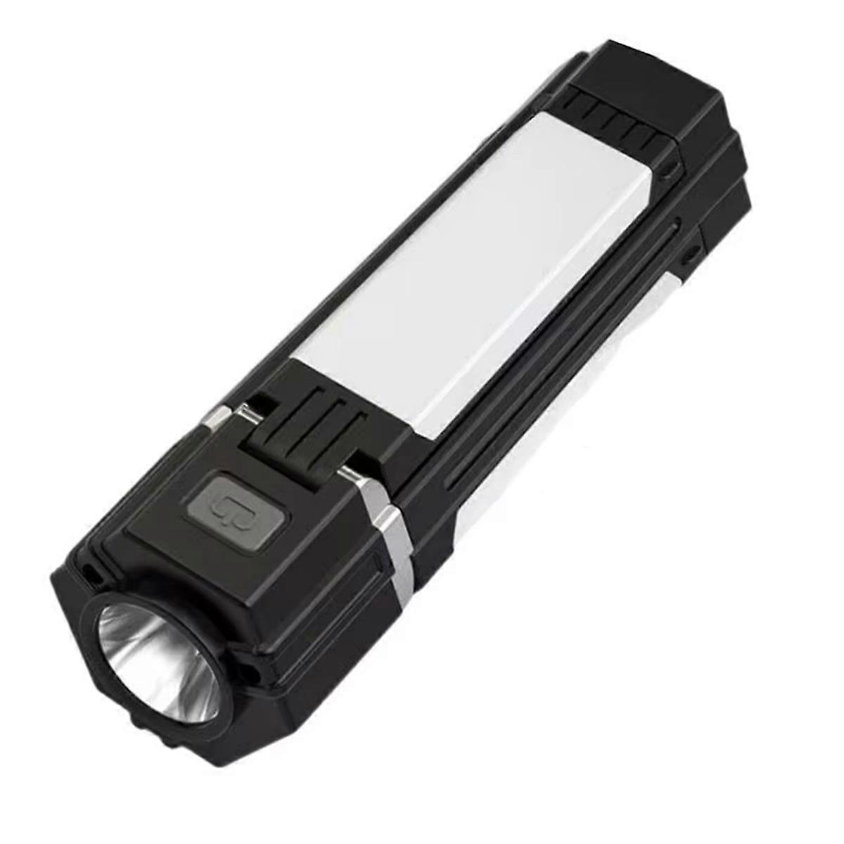 Portable Tent Light Folding LED Camping Flashlight Multipurpose Hiking Flashlight Double Light Source Lantern for Travel