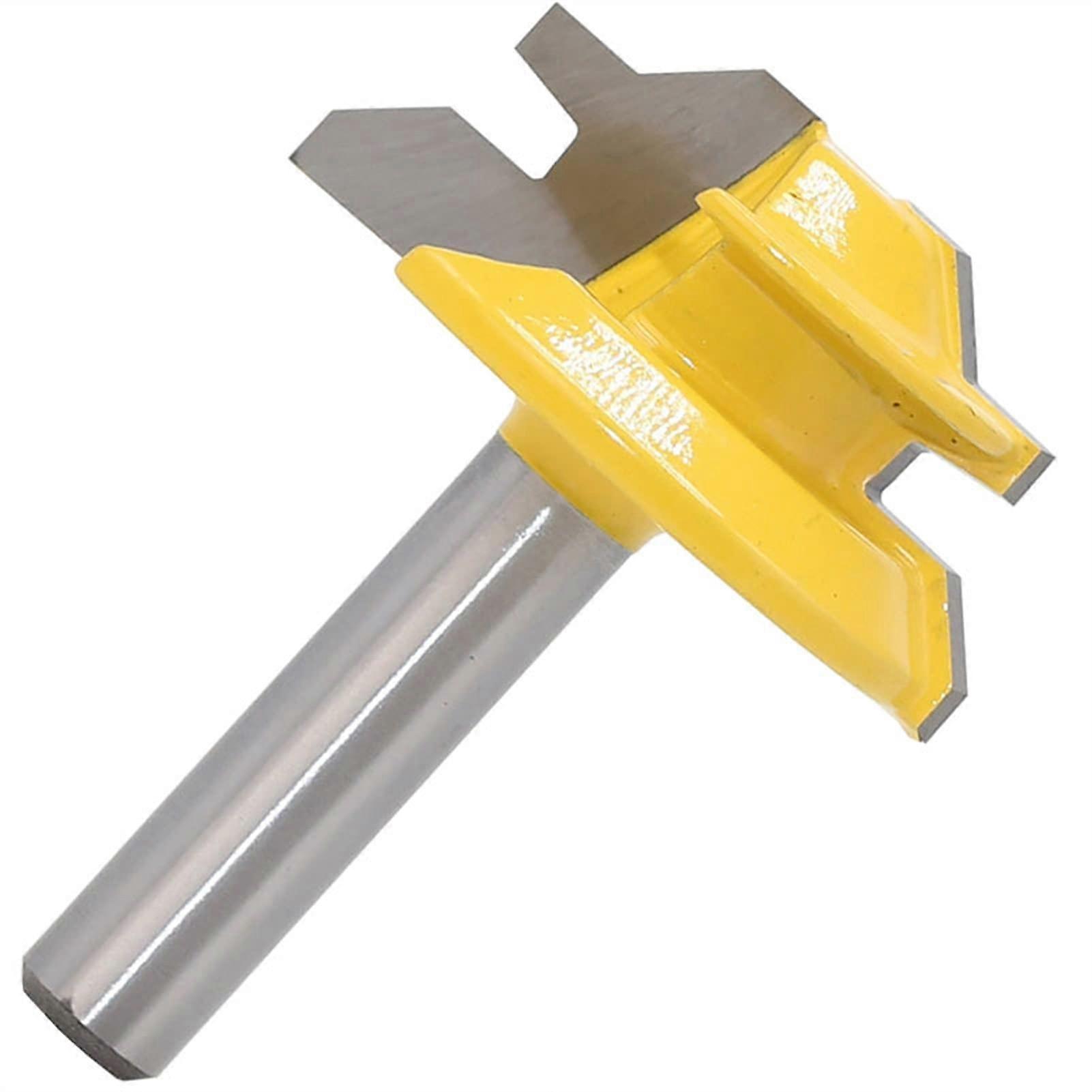 8mm Shank 45 Degree Tungsten Carbide Wood Router Bit for Woodworking, Milling Cutter, End Mills, Cutting Edge Length as Shown