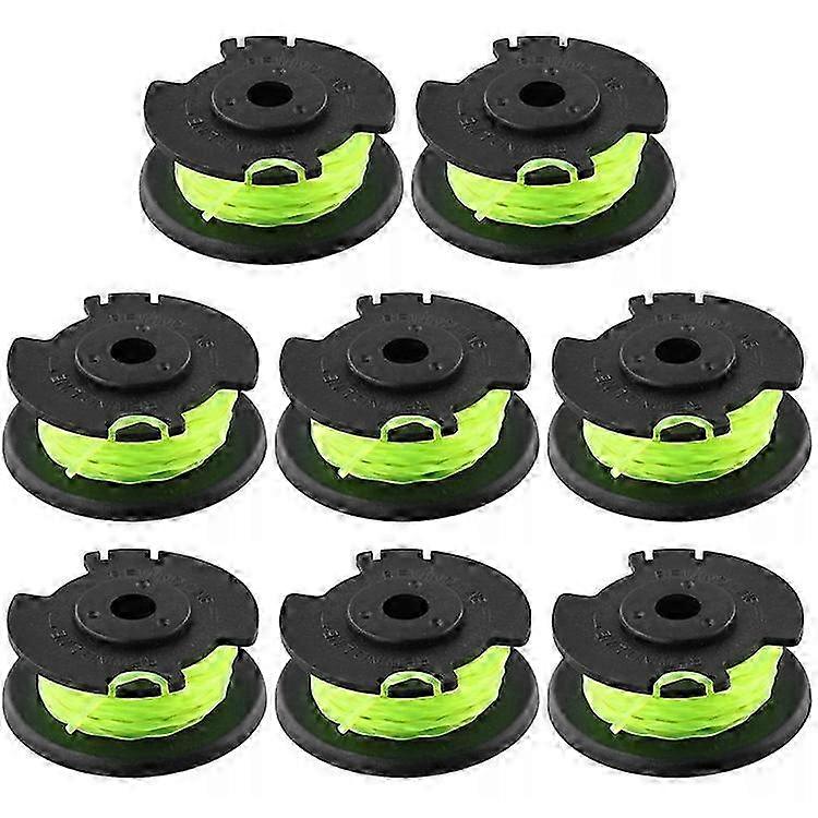 リョービRLT36B33 / RY36LT33A-0 36Vグラストリマーナイロンロープスプール芝刈り機ラインスプール、RAC143Black SZRHに対応した8個