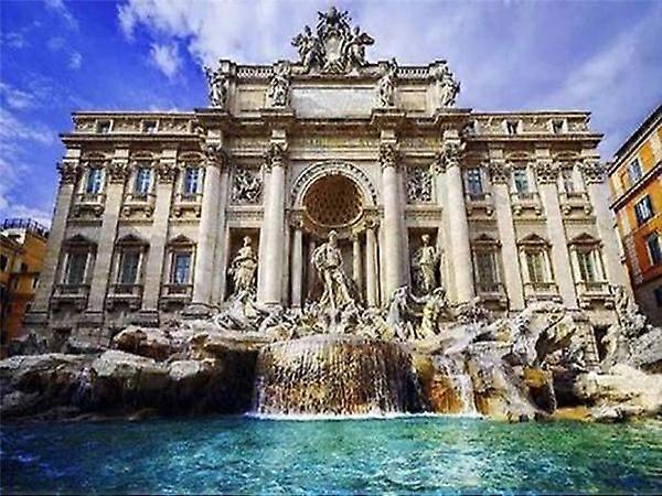 5d diy διαμάντι ζωγραφική πόλη τοπίο διακόσμηση δωματίου διαμαντιών κεντήματα μωσαϊκό κτίριο κάστρο τοπίο τοίχο αυτοκόλλητο στυλ 526