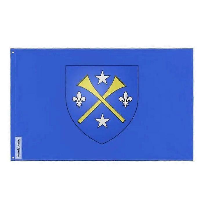 Flag - L'Ancienne-Lorette - 192 x 288 cm - Polyester - Double-sided printing - Iron eyelets
