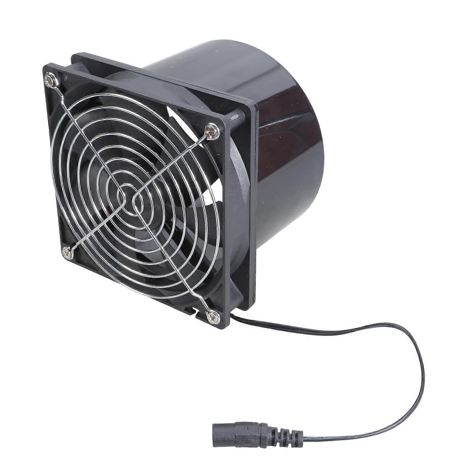 Versatile 12V Solar Exhaust Fan Efficient Cooling for Greenhouses and Attics with Reliable 10W Power Source