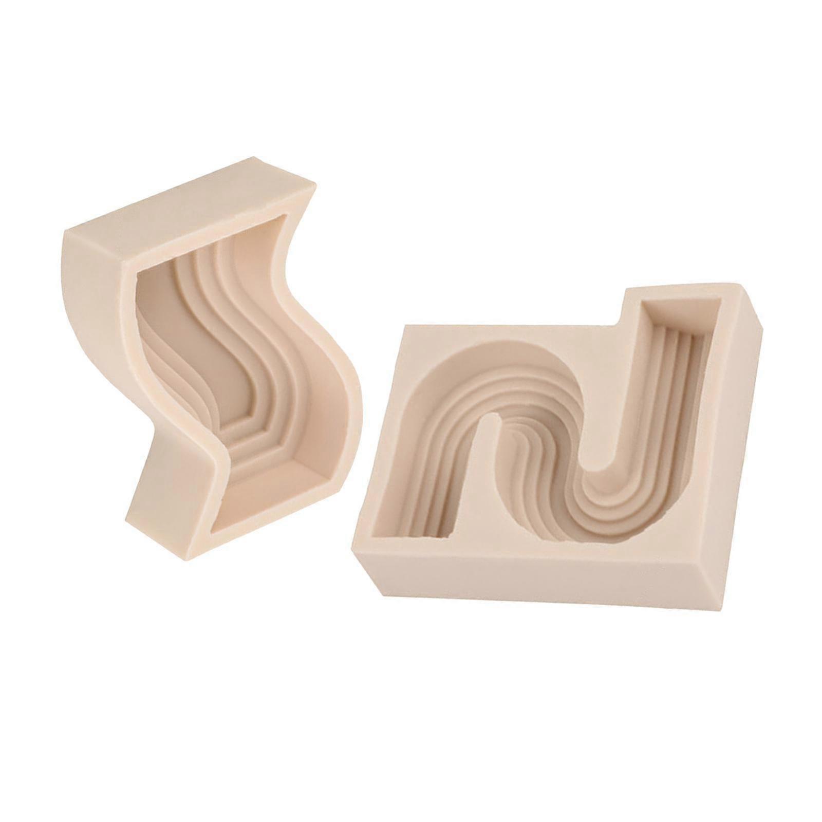 Silicone Candle Molds for Candle Making Irregular Aromatherapy Casting Resin