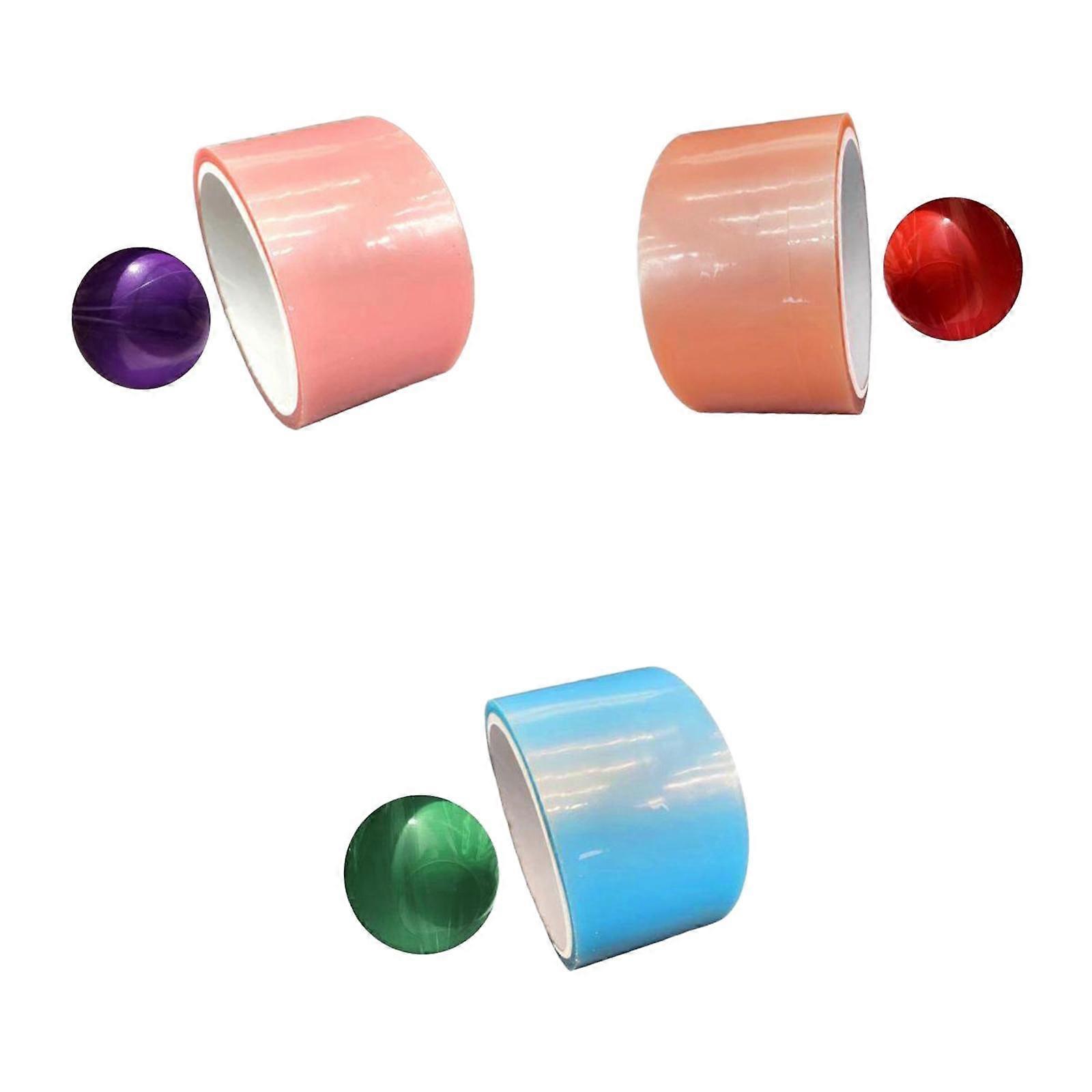 3Sets Sticky Ball Rolling Tape Toys Decorative Play Crafts Game