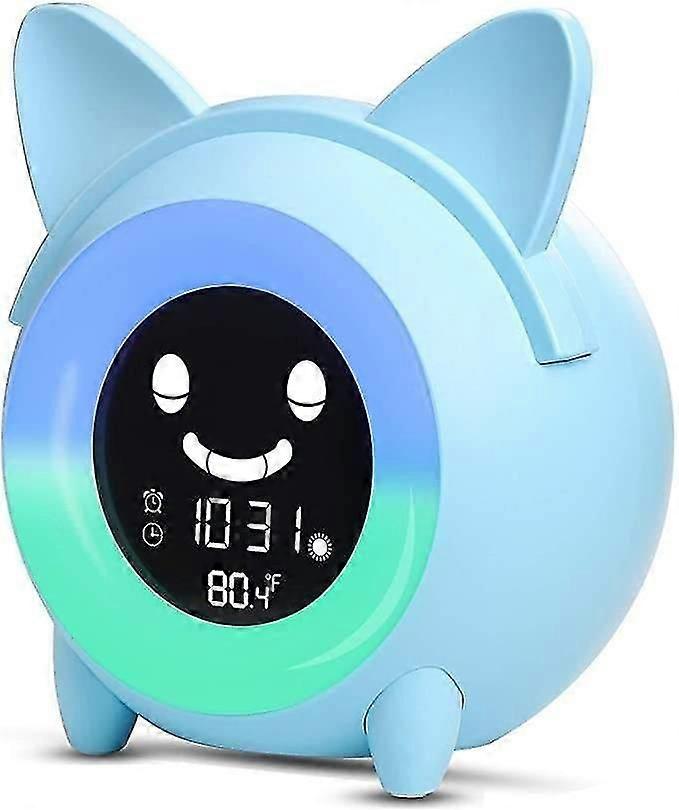 Children's sleep wake up alarm clock with night light