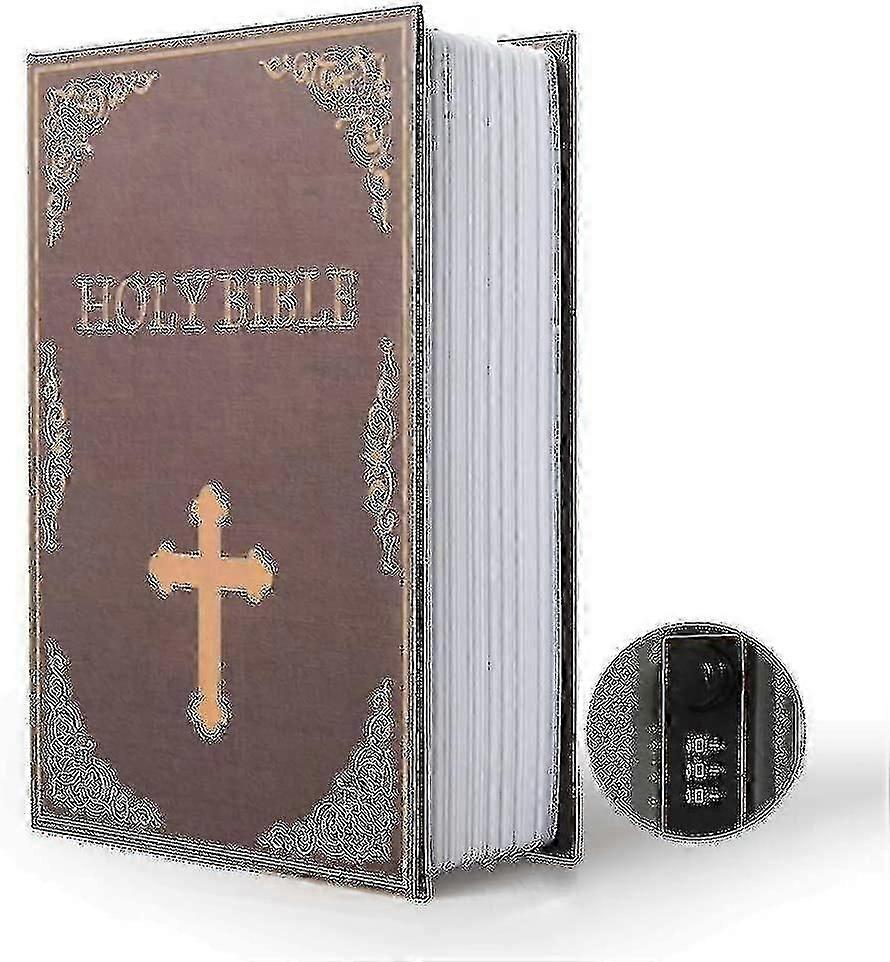 Secret Dictionary Safe With Security Combination Lock/key, Hidden Hijacked Book Safe (combo, Bible)