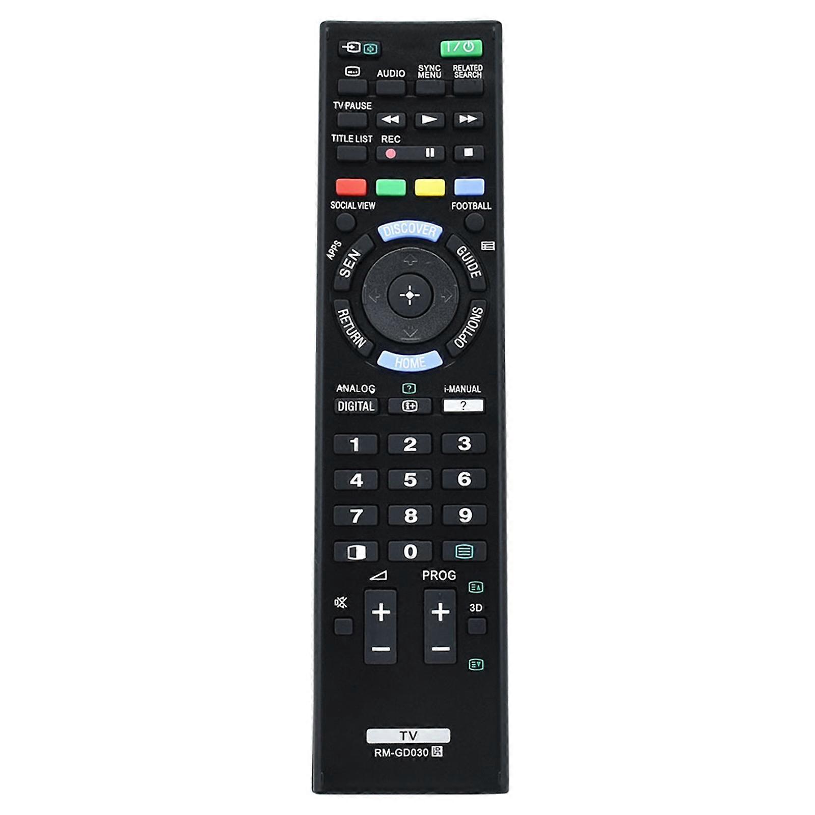RM-GD032 RM-GD022 RM-GD030 TV Remote Control RMGD030 Perfect for KDL32W700B KDL40W600B KDL42W700B Digital TV Users Multicolor