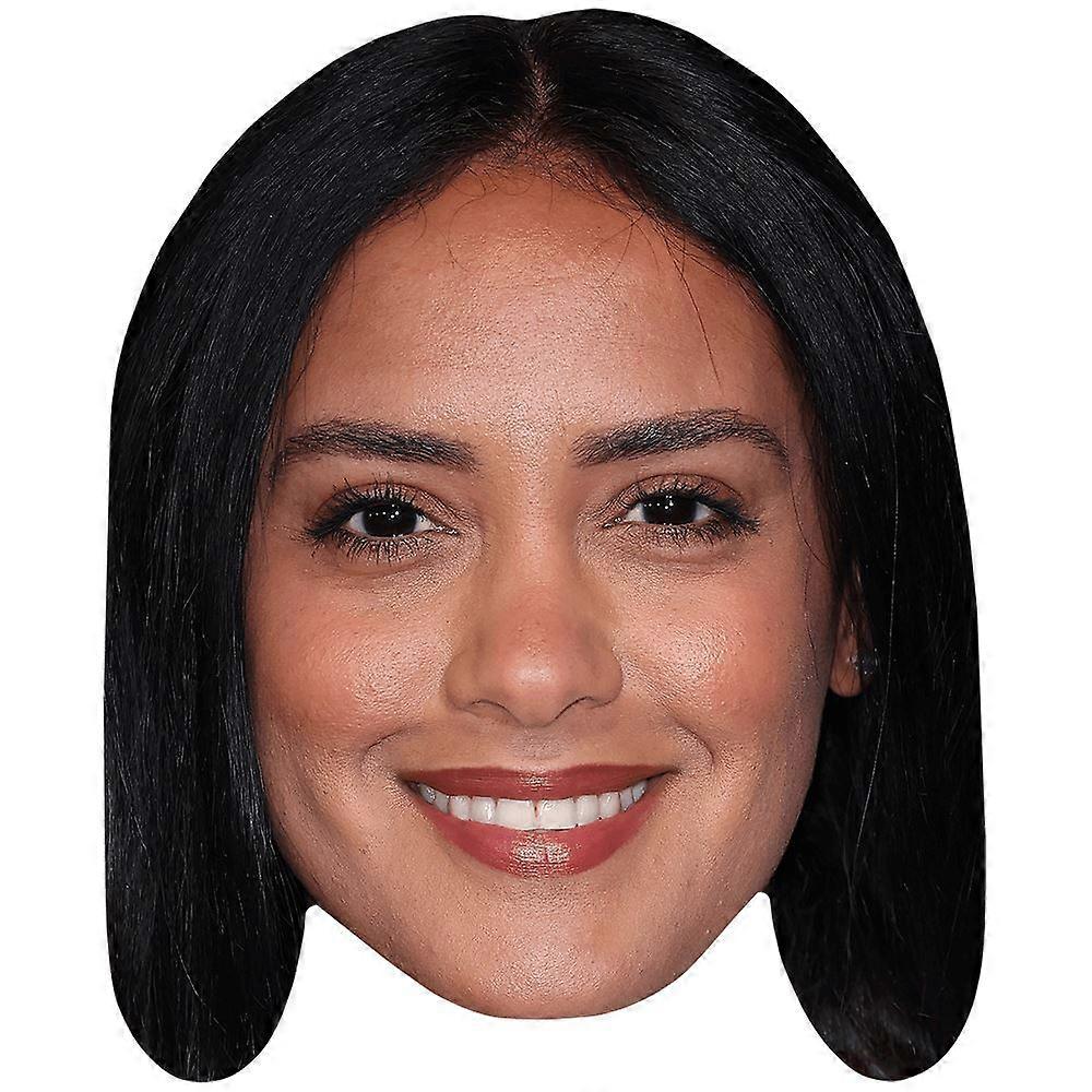 Sandy Hernandez (Smile) Celebrity Mask, Flat Card Face