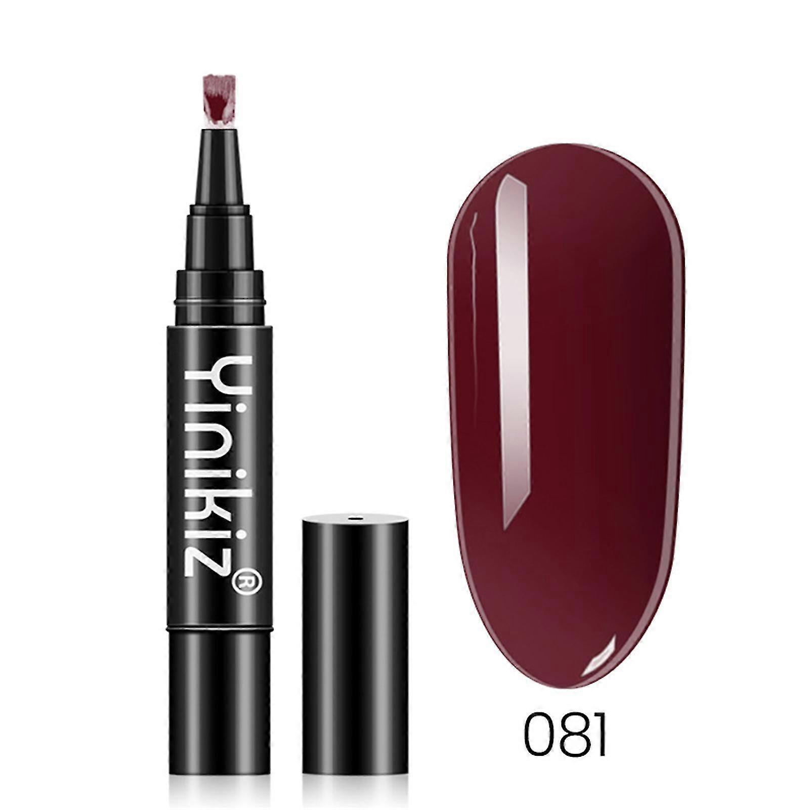 2025 Wuminglu One Step Nail Gel Pen Portable 3 In 1 Nail Polish Pen Professional Diy Nail Accessories For Women Girls New