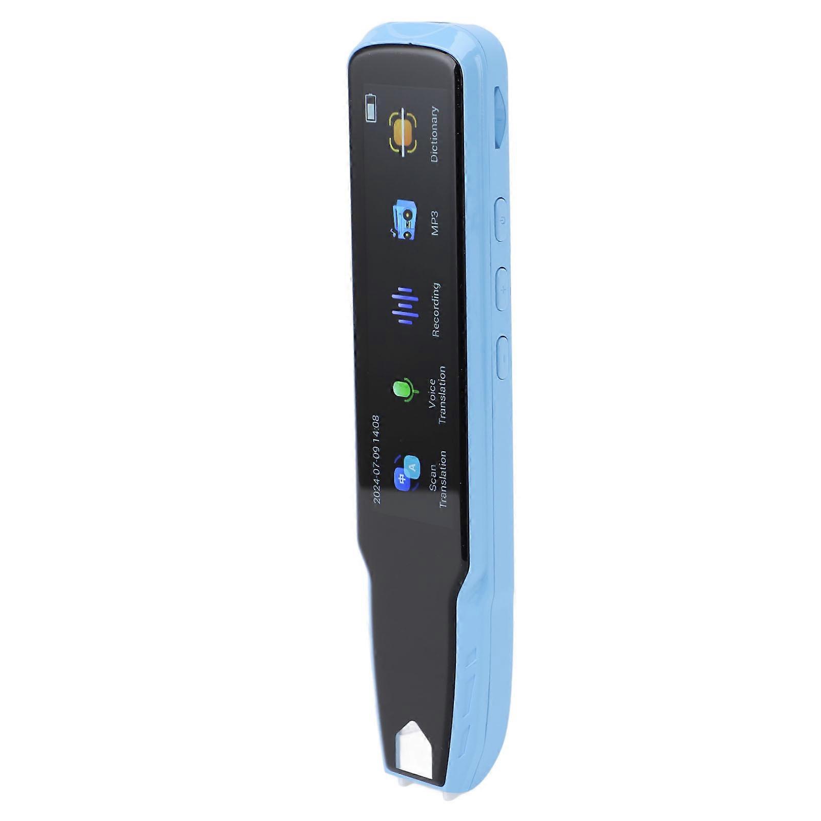 A13 Smart Language Translator Pen Offline Scanning 112 Languages Rechargeable Scan Reader Pen for Dyslexia Travel Business Blue