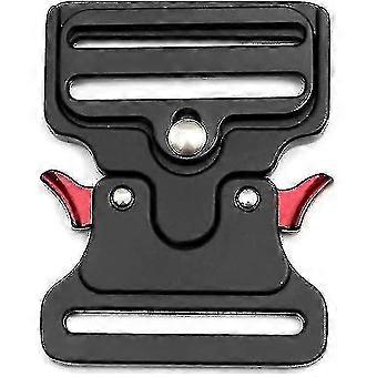 2025 Metal Shaped Tactical Buckle For Dog Collar, Bags, Luggage, Belt, Clothes (black, 50mm Width)