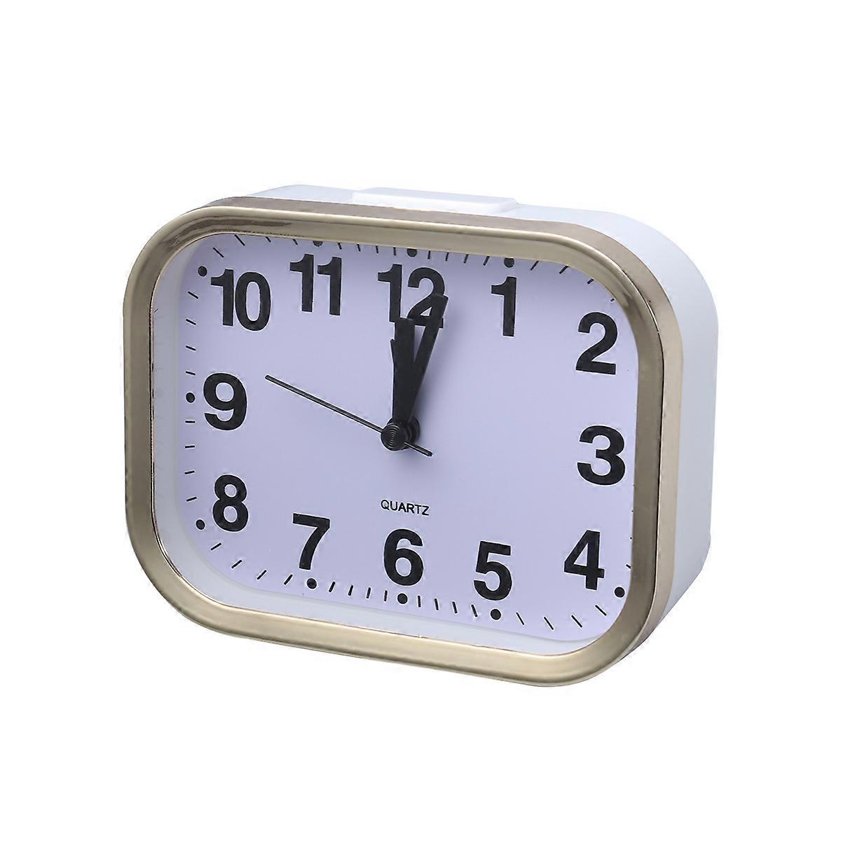 Quiet Clock, Accurate Quartz Timepiece with Gentle Morning Wake-Up