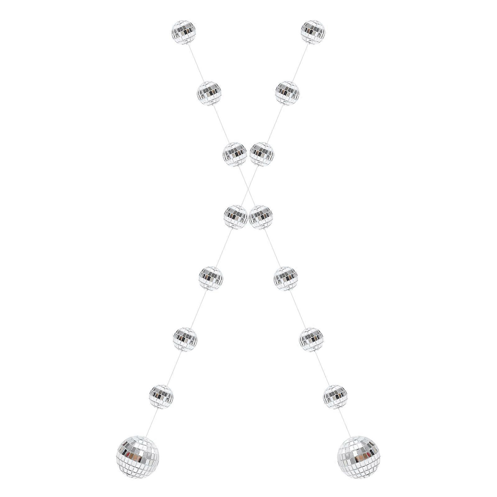 Hanging Mirror Disco Ball Ornament – Shiny Reflective Decoration for Parties, Weddings, and Celebrations – Ideal for Ceiling, Wall, and Doorway