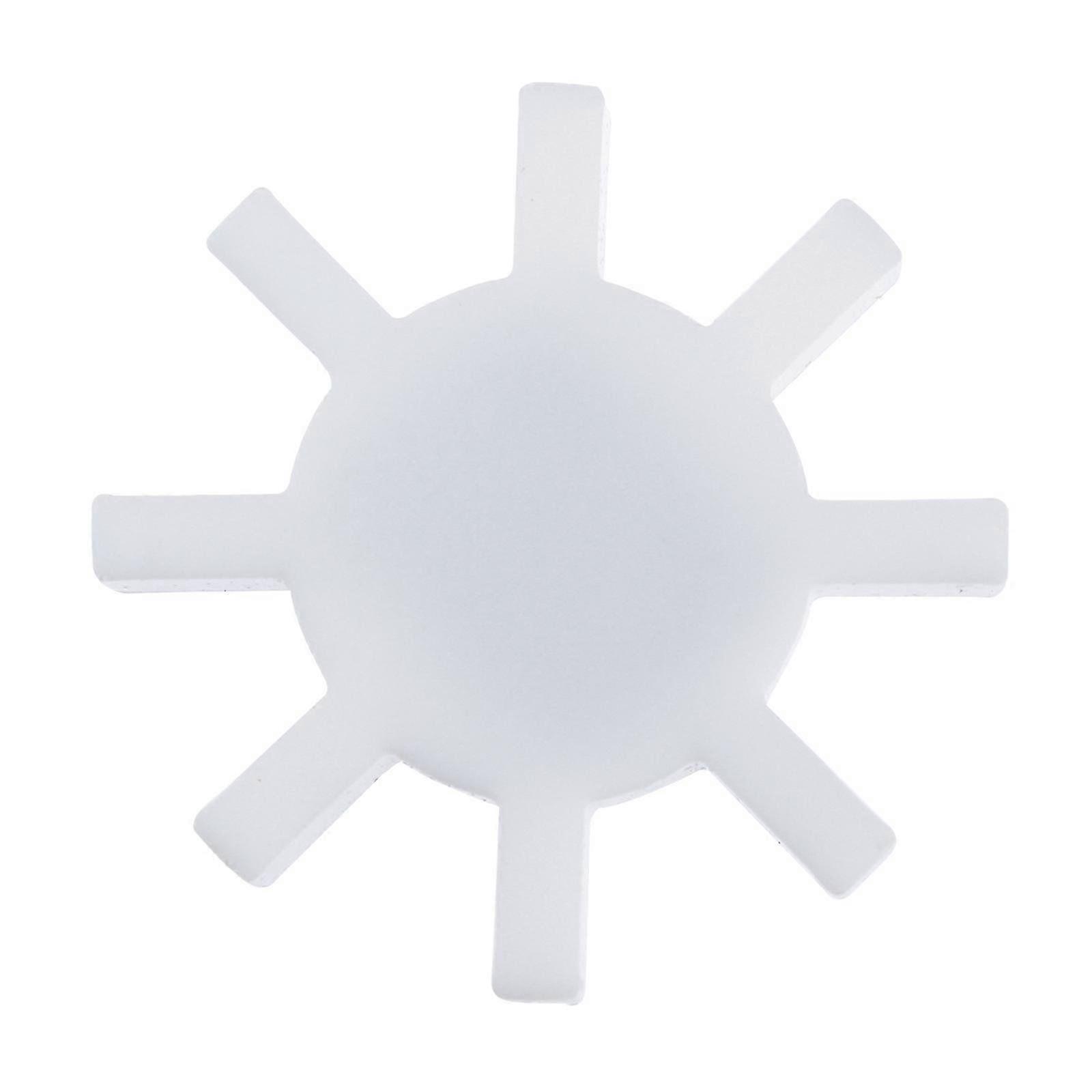 1Pc Magnetic Stirrer Bar Octagonal White for Lab Mixer Stirrer Equipment