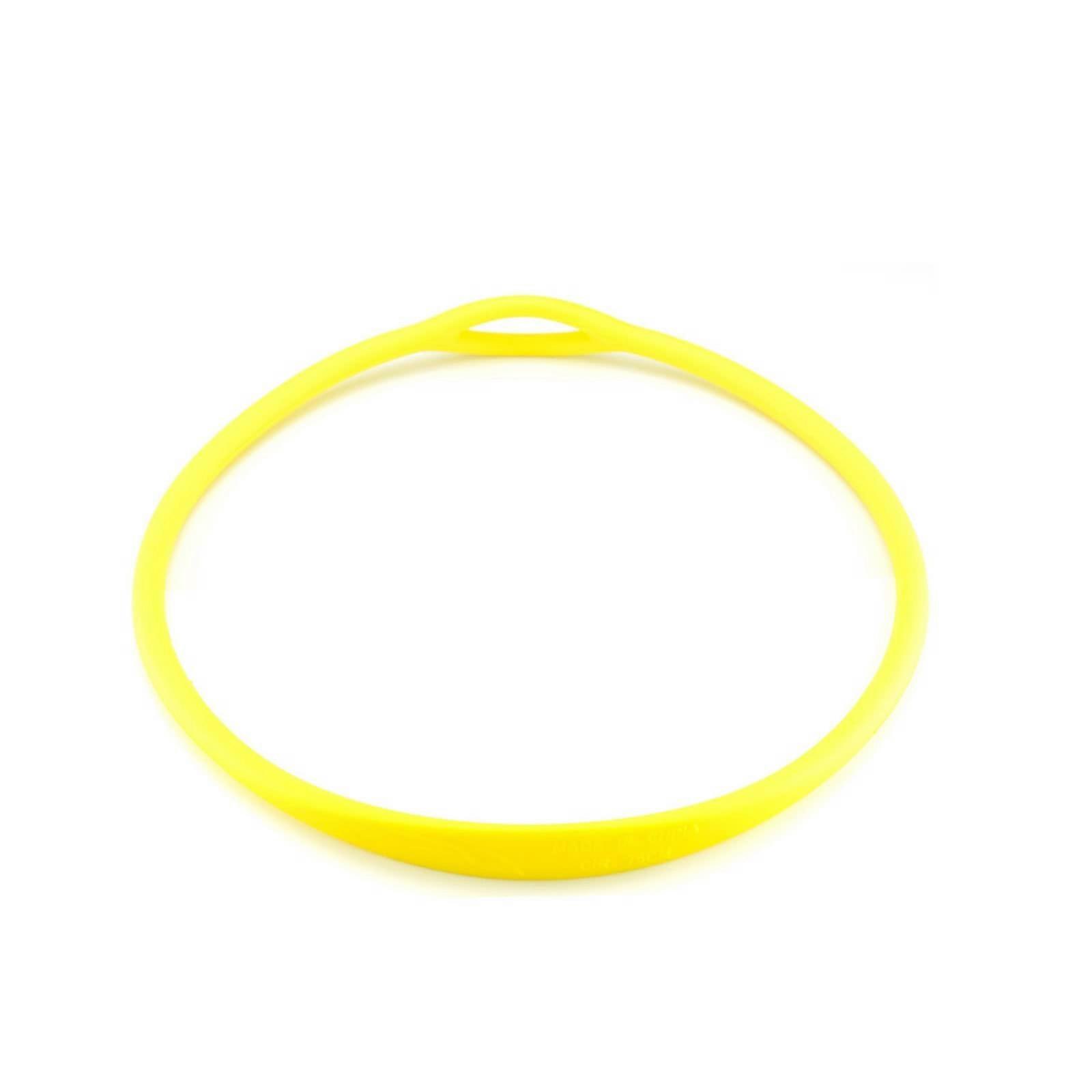 mouthpiece regulator, necklace, hose holder, flexible, diving accessories, silicone holder, snorkeling equipment yellow