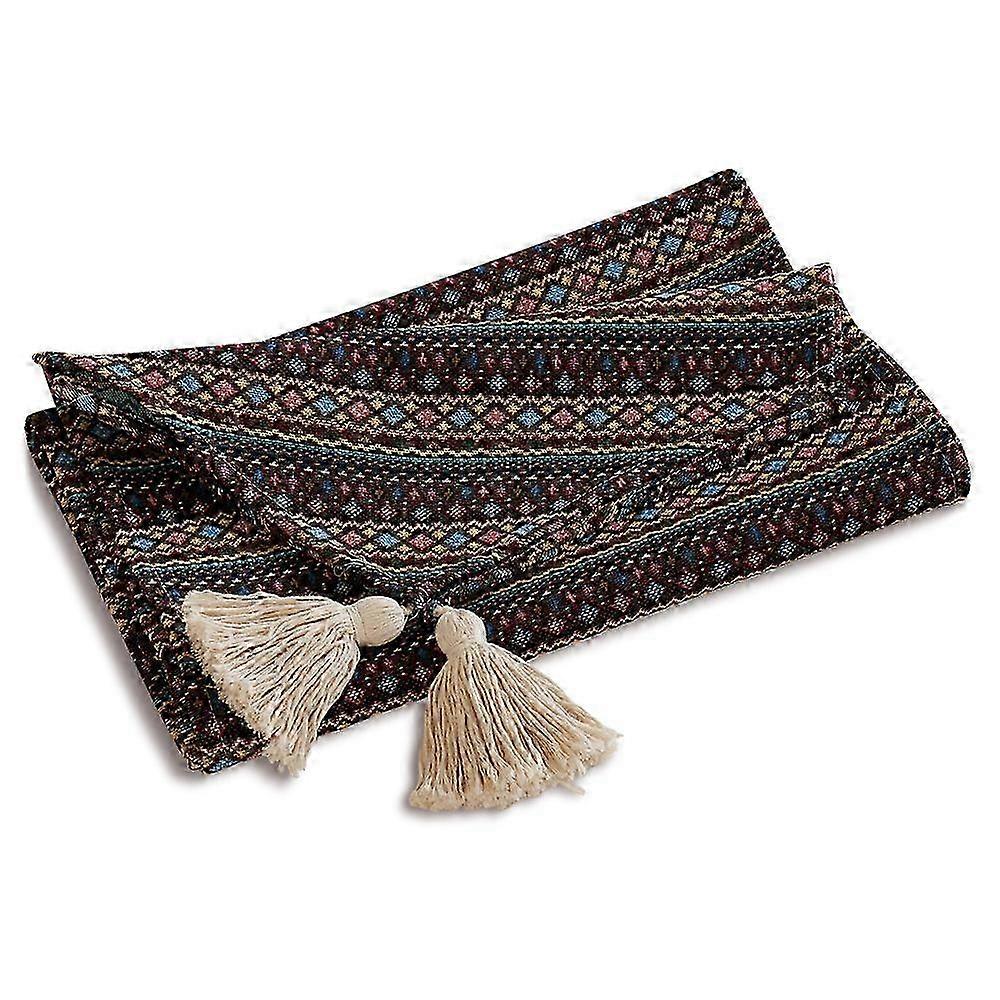 Nordic Table Runner Jacquard Sideboard Protector - Simple yet stylish design that protects your furniture from scratches and scuffs. 2025