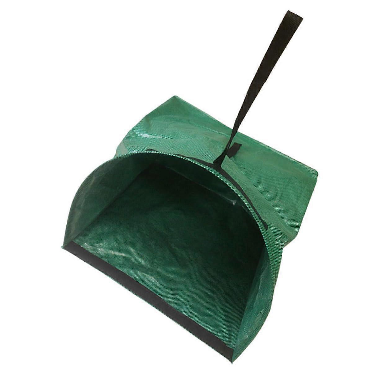 Heavy Duty Folding Landscape Tools Bag - Space-Saving, Reusable Leaf Collection Tote, Durable Gardening Storage