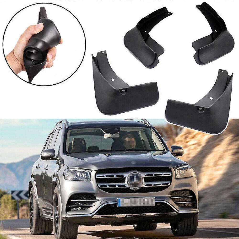 Compatible 1Set Mudguard Splash Guard Mudflaps for 2020-2024 Mercedes-Benz GLS 450 AMG-Line