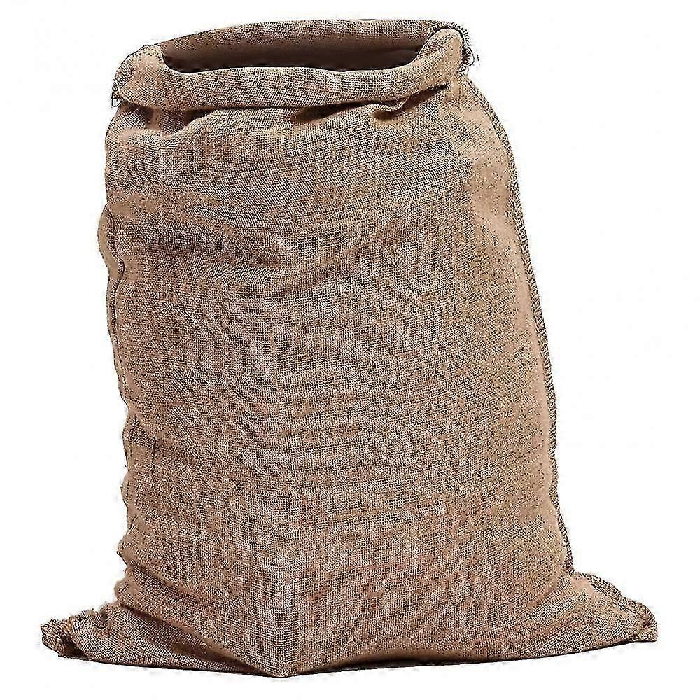 Multi-use Potato Sack Large Capacity Eco-friendly Imitation Linen Elastic Competition Bag For Garden DJX
