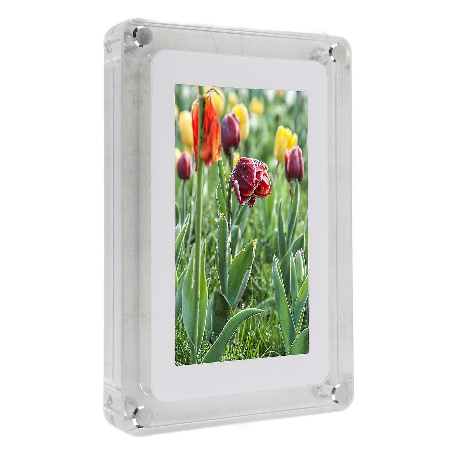 Video Picture Frame 5 in Screen Type C 4GB 1000 Mah Digital Picture Frame for Home Office Decor