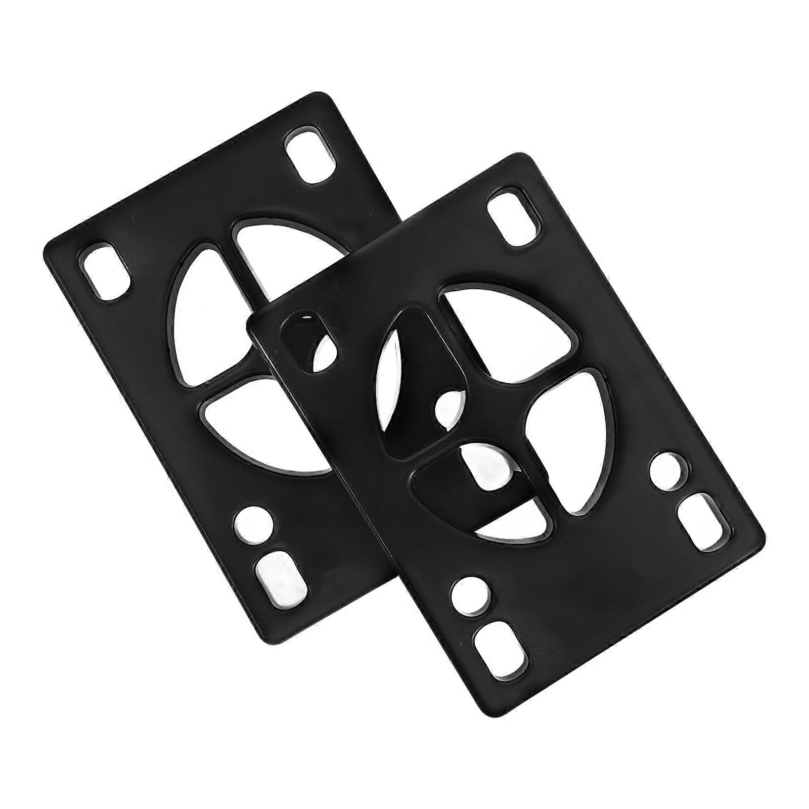 Skateboard Shock Absorption Riser Pads Portable Shockproof Pad Sports Equipment Rectangular 2Pack