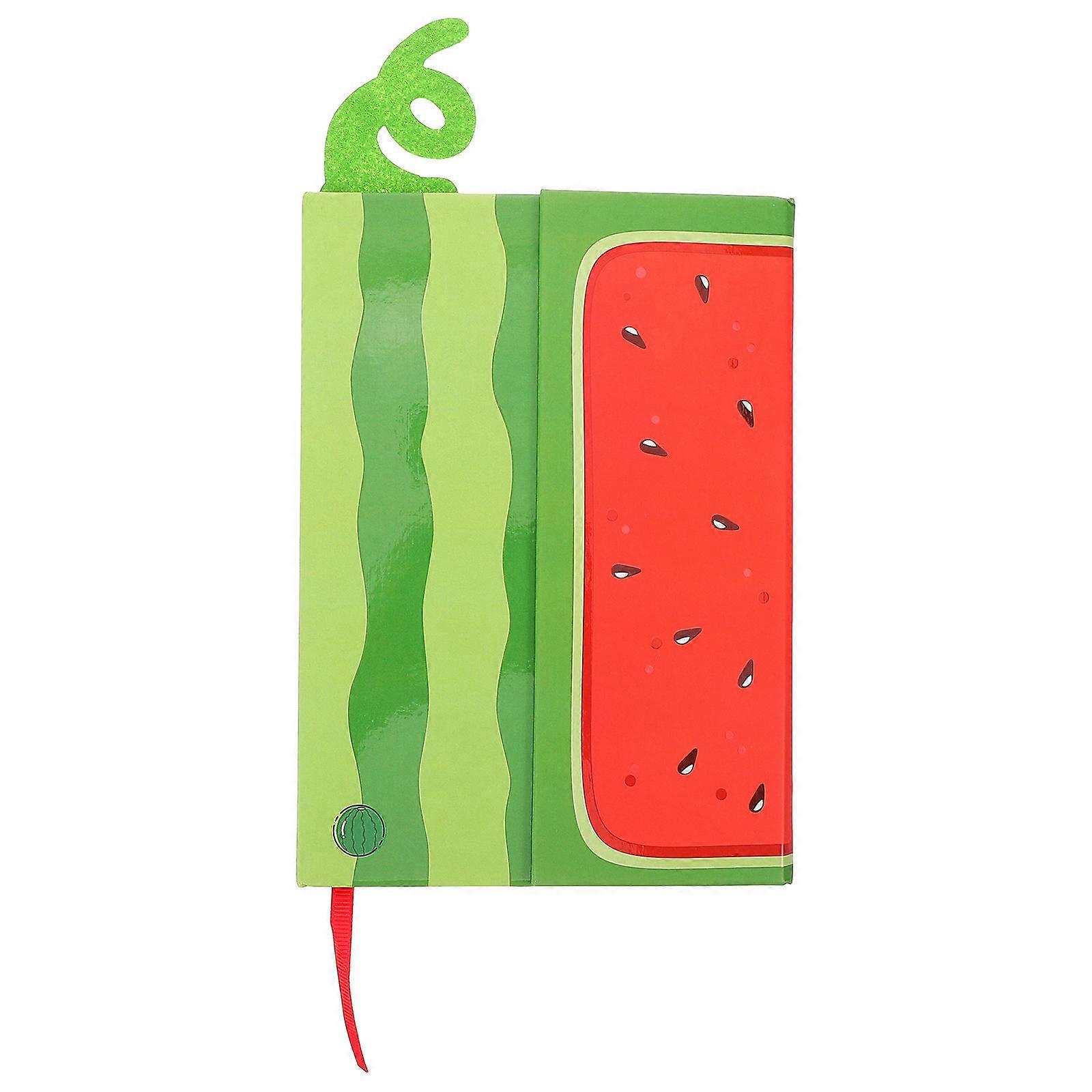 Watermelon Themed Daily Planner Notebook for Office, Travel Journaling & Scheduling – Compact Design for Efficient Note Taking and Organization