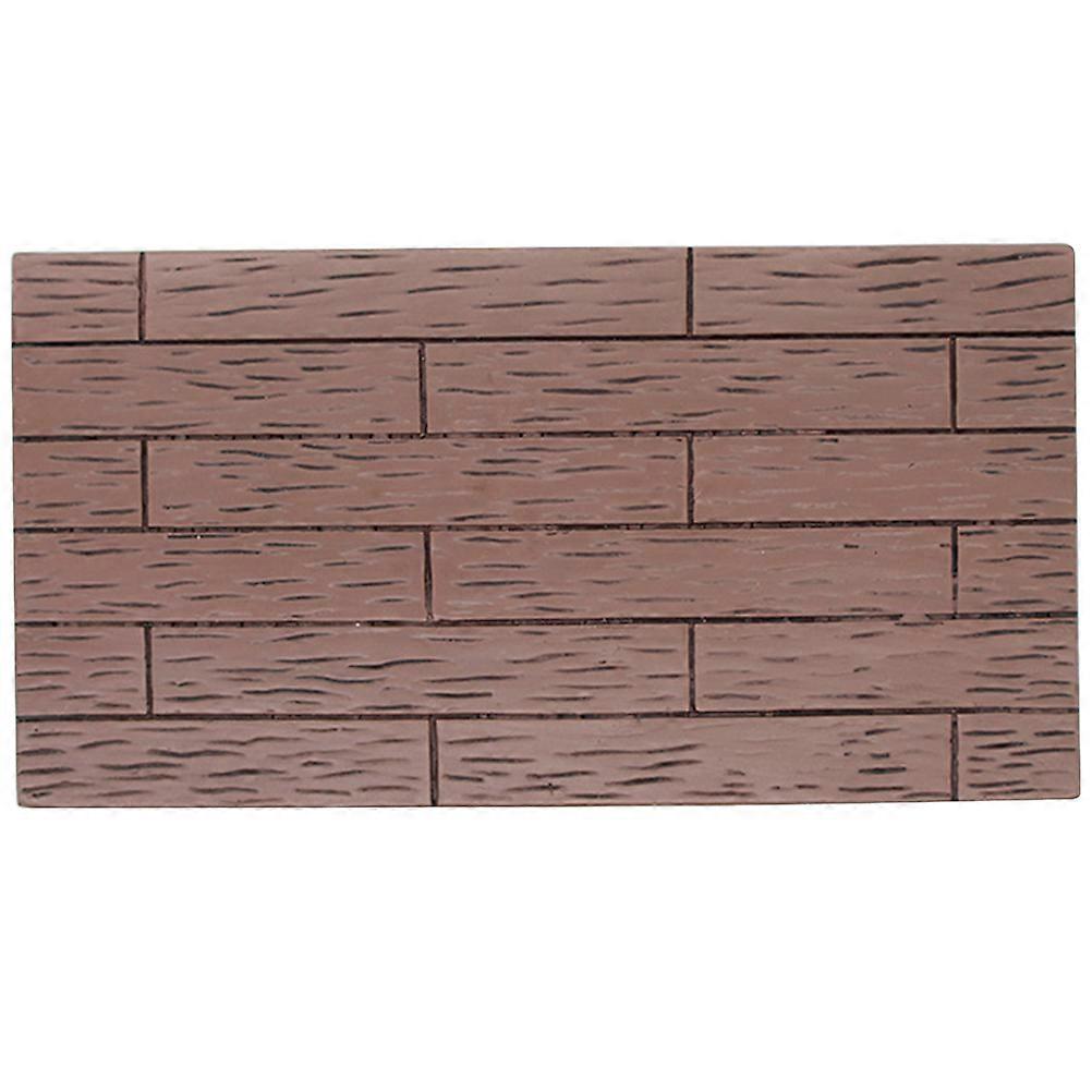 Miniature Dollhouse Flooring Mini Floor Brick For Photo Prop 128X65Cm Rectangular Shape Resin 1Pack