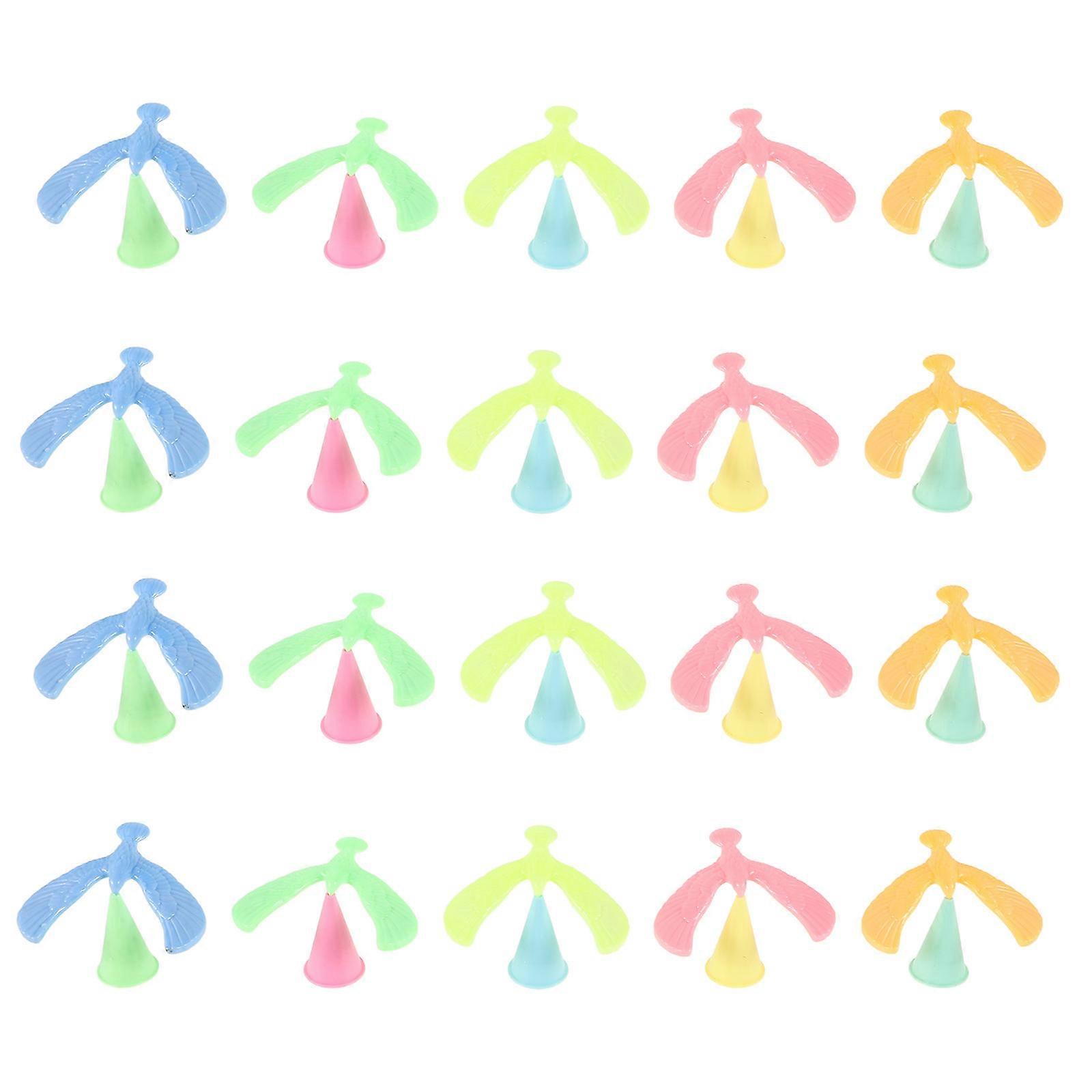 20pcs Balancing Bird Mini Gravity Eagle Educational Toy for Parties, Rewards & Gravity Learning