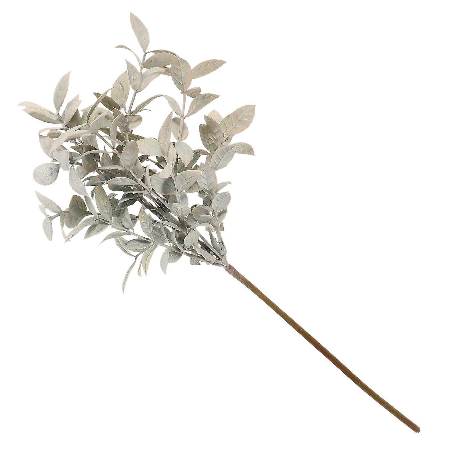 Artificial Green Plant Ornament Flower Centerpieces For Tables Office Decor Grey 36.00X18.00X10.00CM 1Set