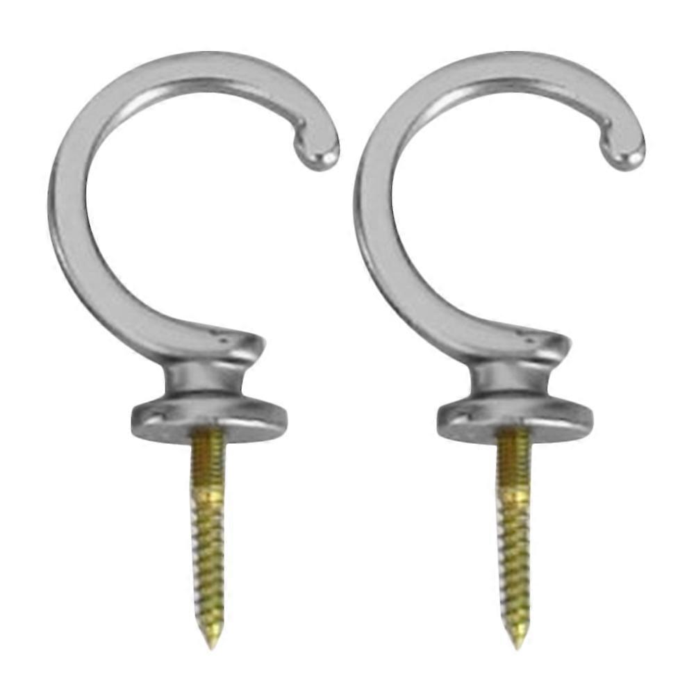 Curtain Holdbacks Hooks Rust-Resistant Wall Hanger For Interior Designers 2Pcs