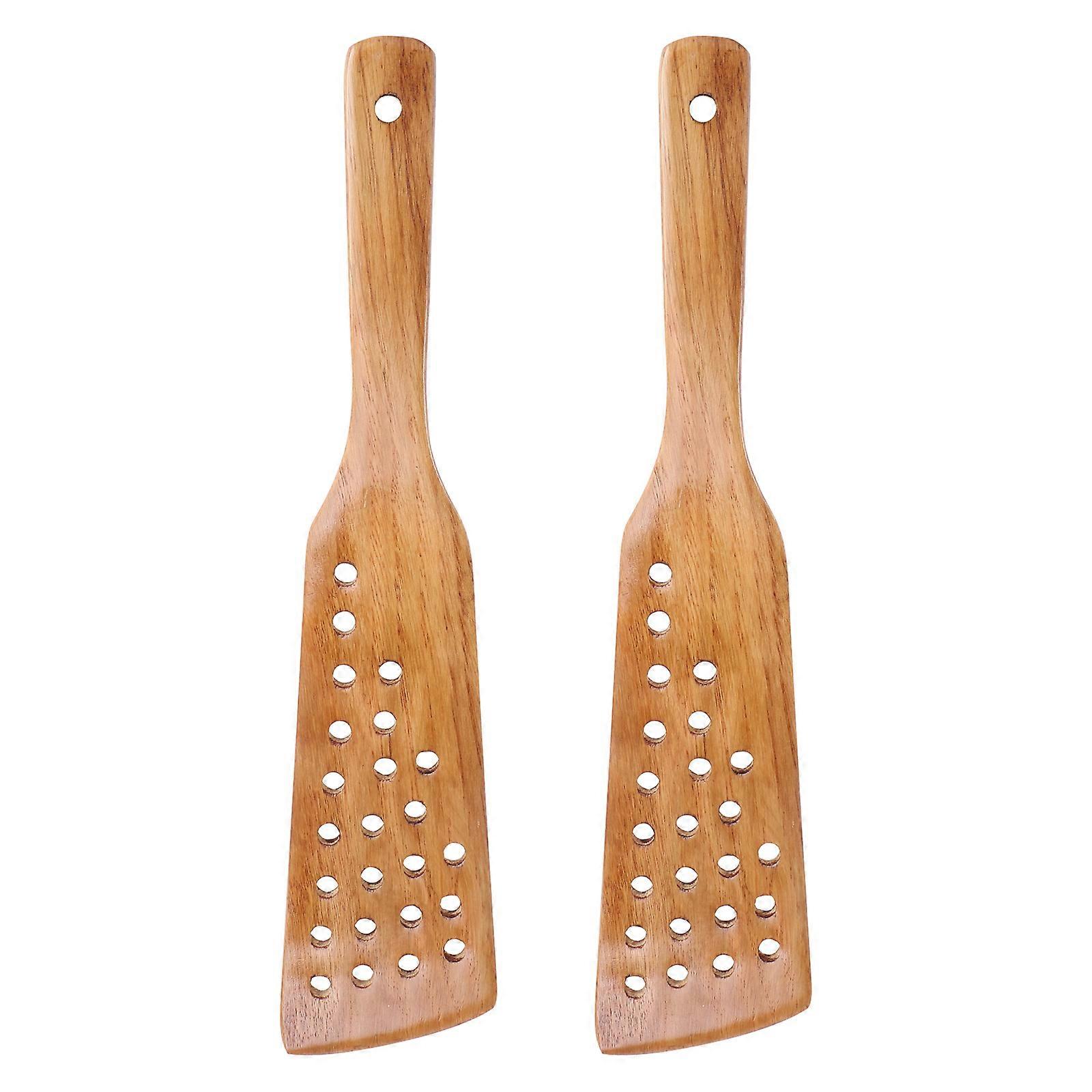 Nonstick Spatula Turner Wood Handle For Cooking And Frying 33.00X7.50X0.50CM Kitchen Use 2Pack