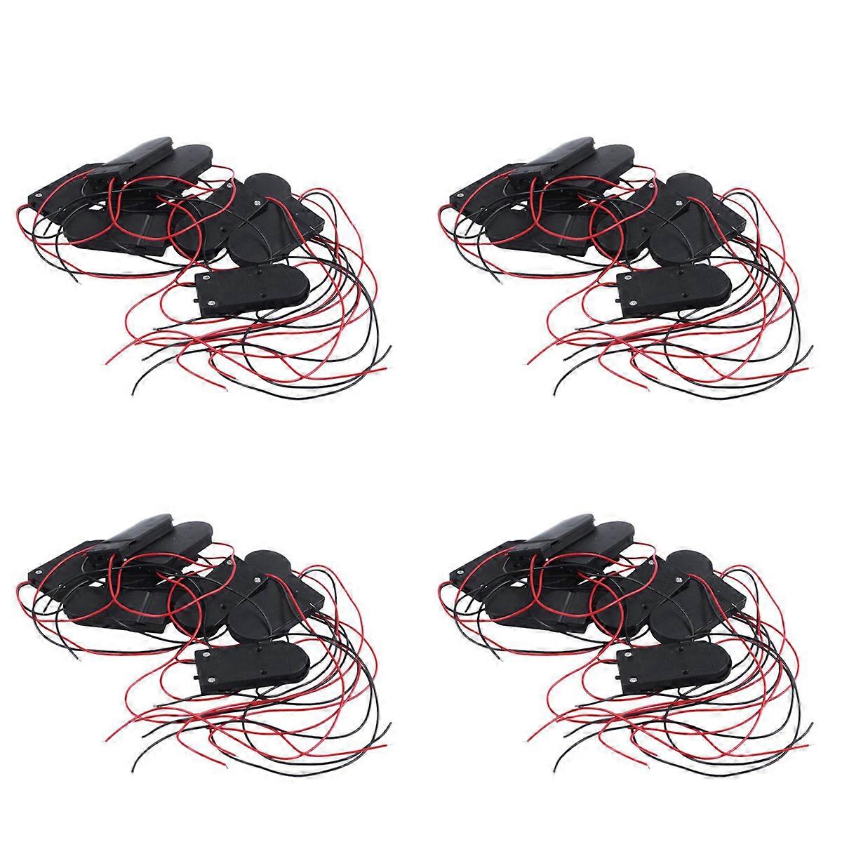 40 PCS ON/OFF Switch 2 X 3V CR2032 Cell Button Battery Holder for LED