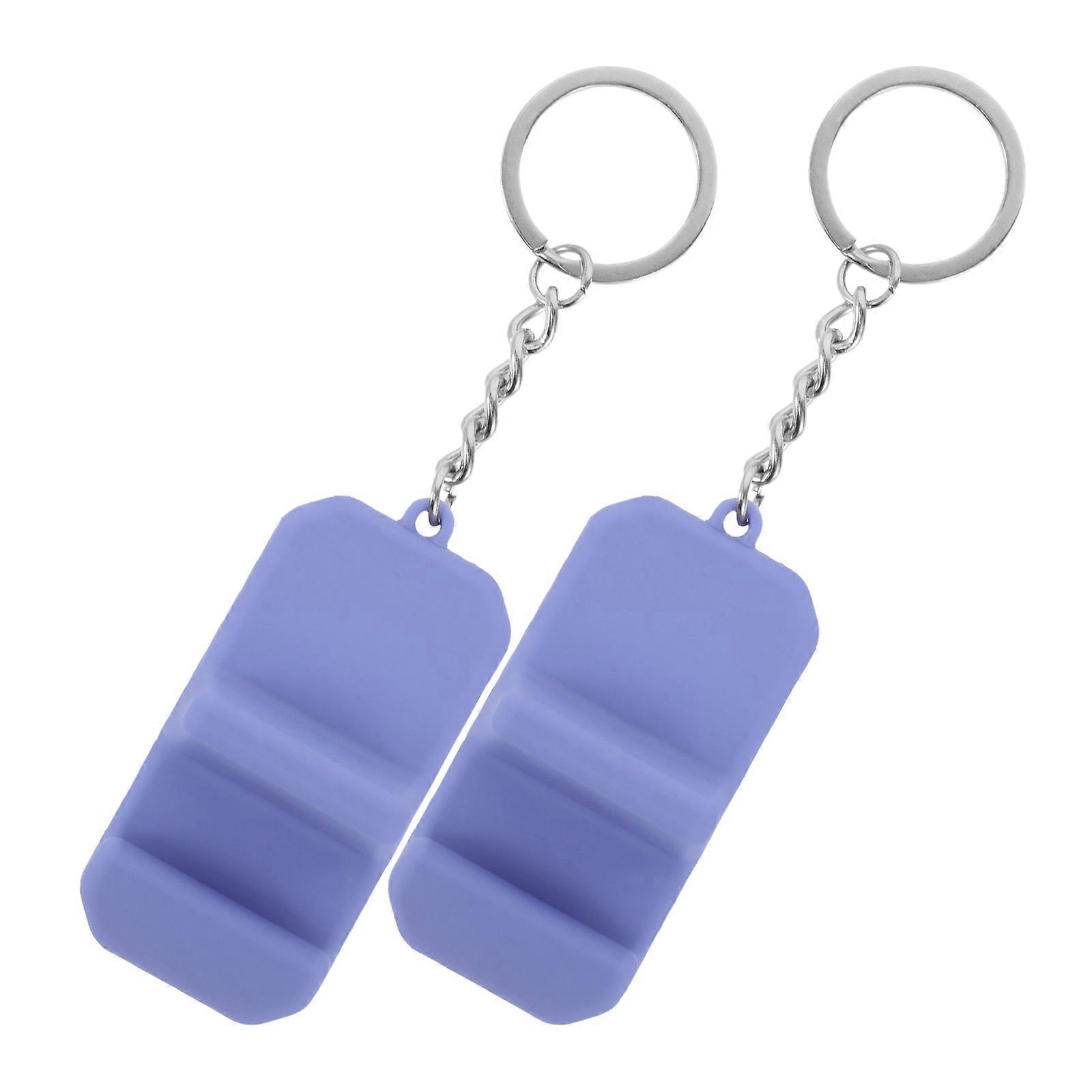 Portable Desk Phone Stand Holder with Keychain, Lightweight Compact Design, Non Slip PVC, Multi Angle Viewing for Secure Device Support, Office Decor