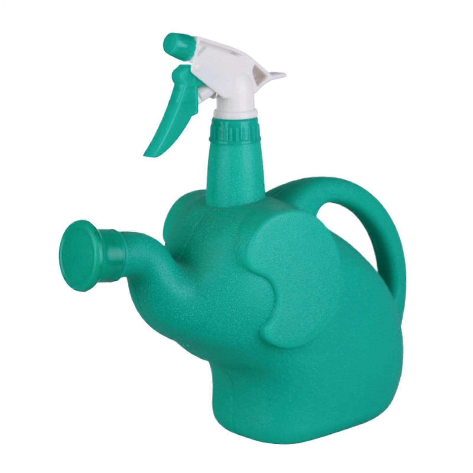 Elephant Watering Can For Kids With Extended Nozzle 1.8 L Capacity Ergonomic Handle Cartoon Joyful Gardening Toys Indoor