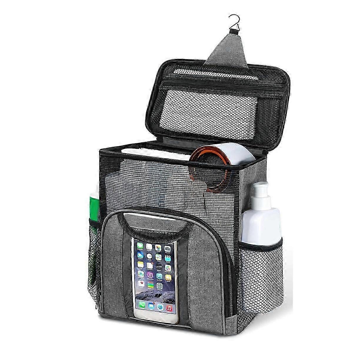 カレッジの必需品のための大容量ポータブルシャワー寮、独立したコンパートメントハンギングトイレタリーB