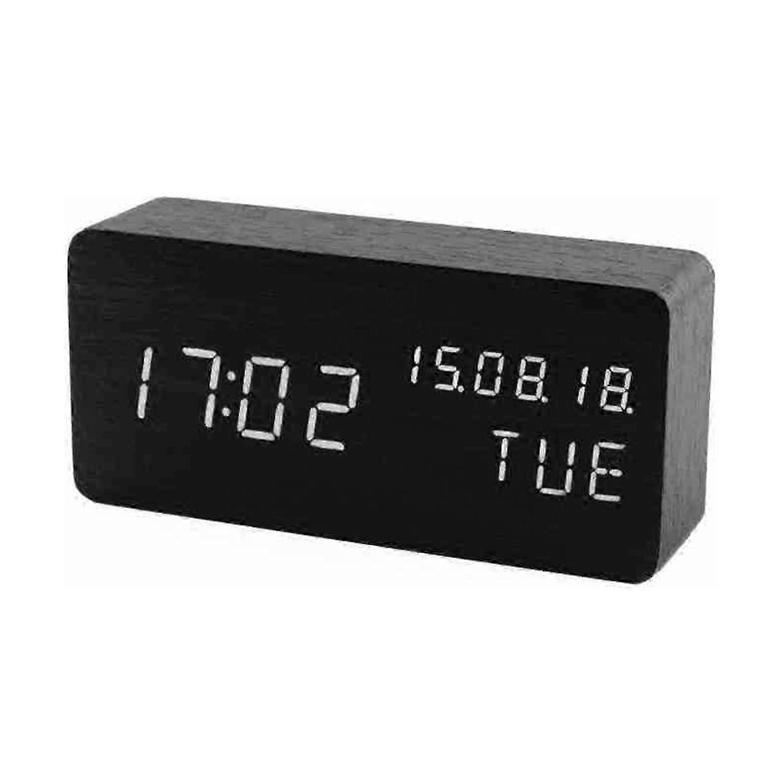 2025 Latest Model MengXi Alarm Clock Voice Control Simple Operation Easy to Read