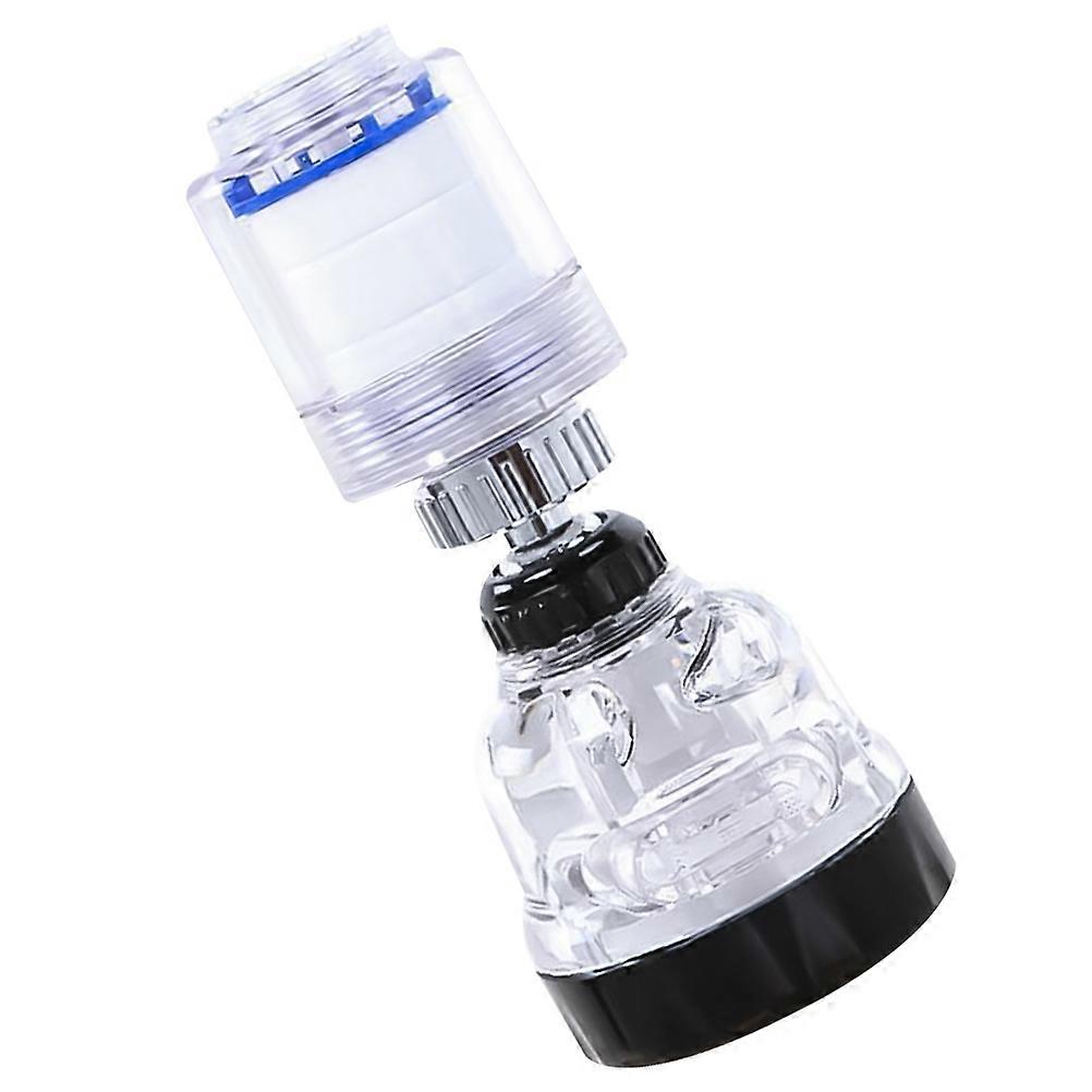 Water Filter Tap Attachment Kitchen Faucet Filter Rotatable Filtering Kitchen 12.7*5.2*5.2cm 1Pcs