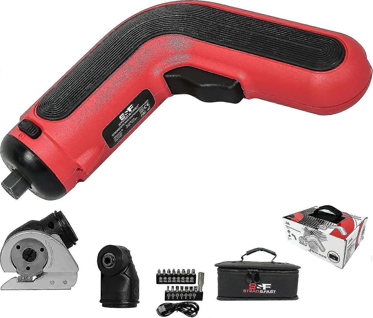 Rechargeable 3.6V Cordless Electric Scissors and Screwdriver Power Multitool Suitable for Various Uses