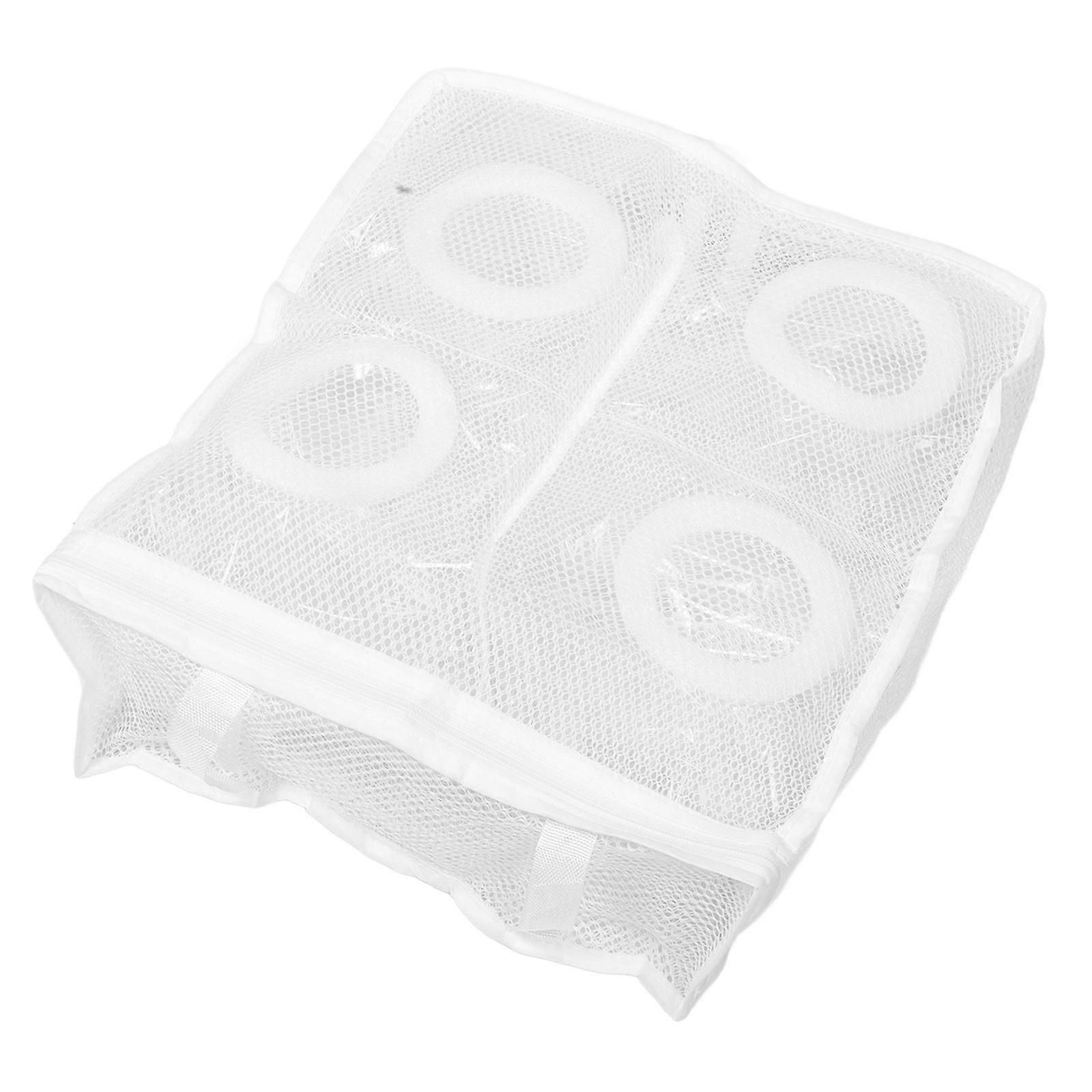 Sneaker Shoe Washing Machine Bag For Shoes Travel Rectangular Mesh Cloth 1Set