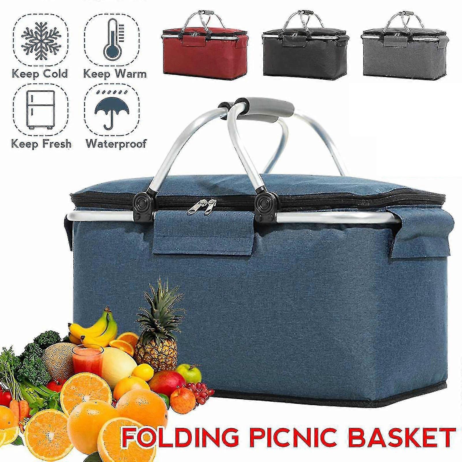 Insulated Cooler Bag for Picnic and Camping Lunches