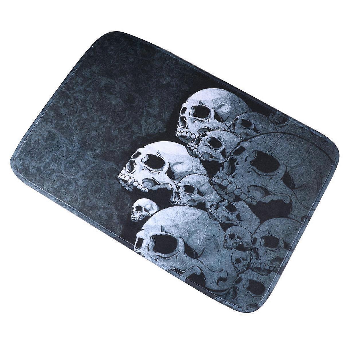 Entryway Mat Thicken Door Rug Water Absorption Rectangular Shape Grey 40x60cm 1Pack