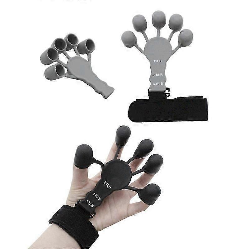 New 5-finger Silicone Wrist Tension Finger Exercise Trainer