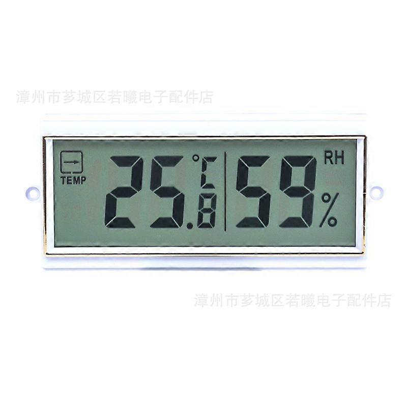 Digital Hygrometer & Thermometer: LCD Display Temperature And Humidity Monitor - Accurate Indoors Gauge Device - Wall Hanging Design For Bedroom