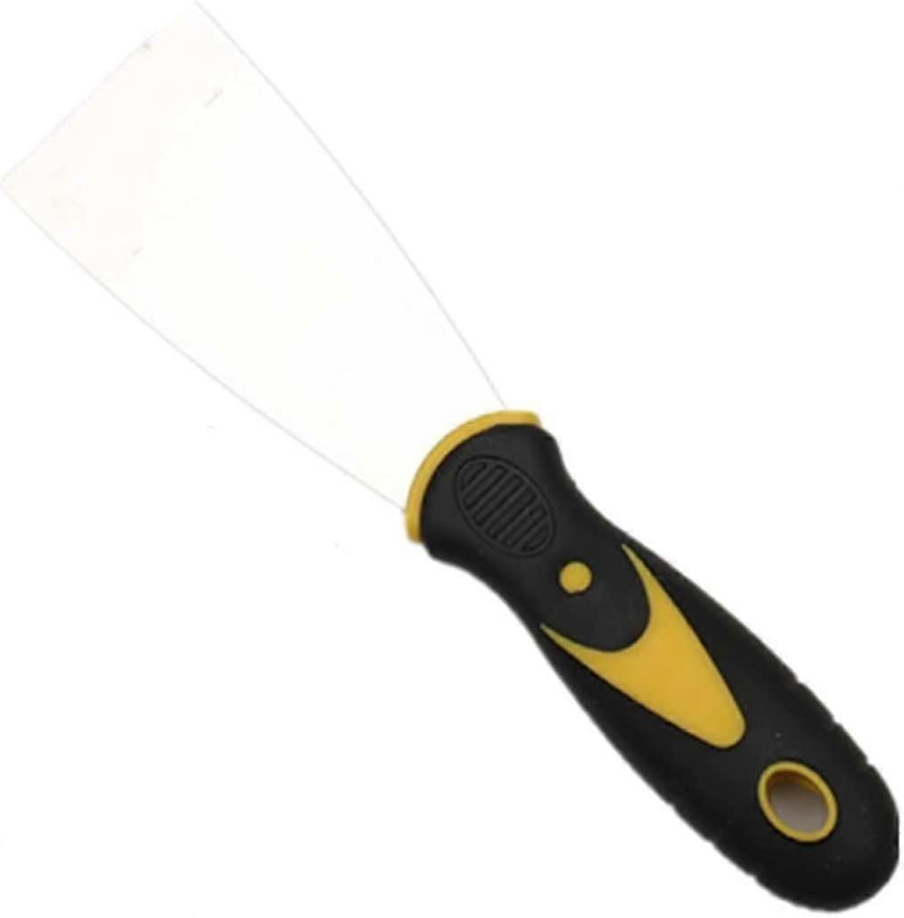 Stainless Steel Wallpaper Scraper Set - 4pcs with Plastic Handles for DIY Projects